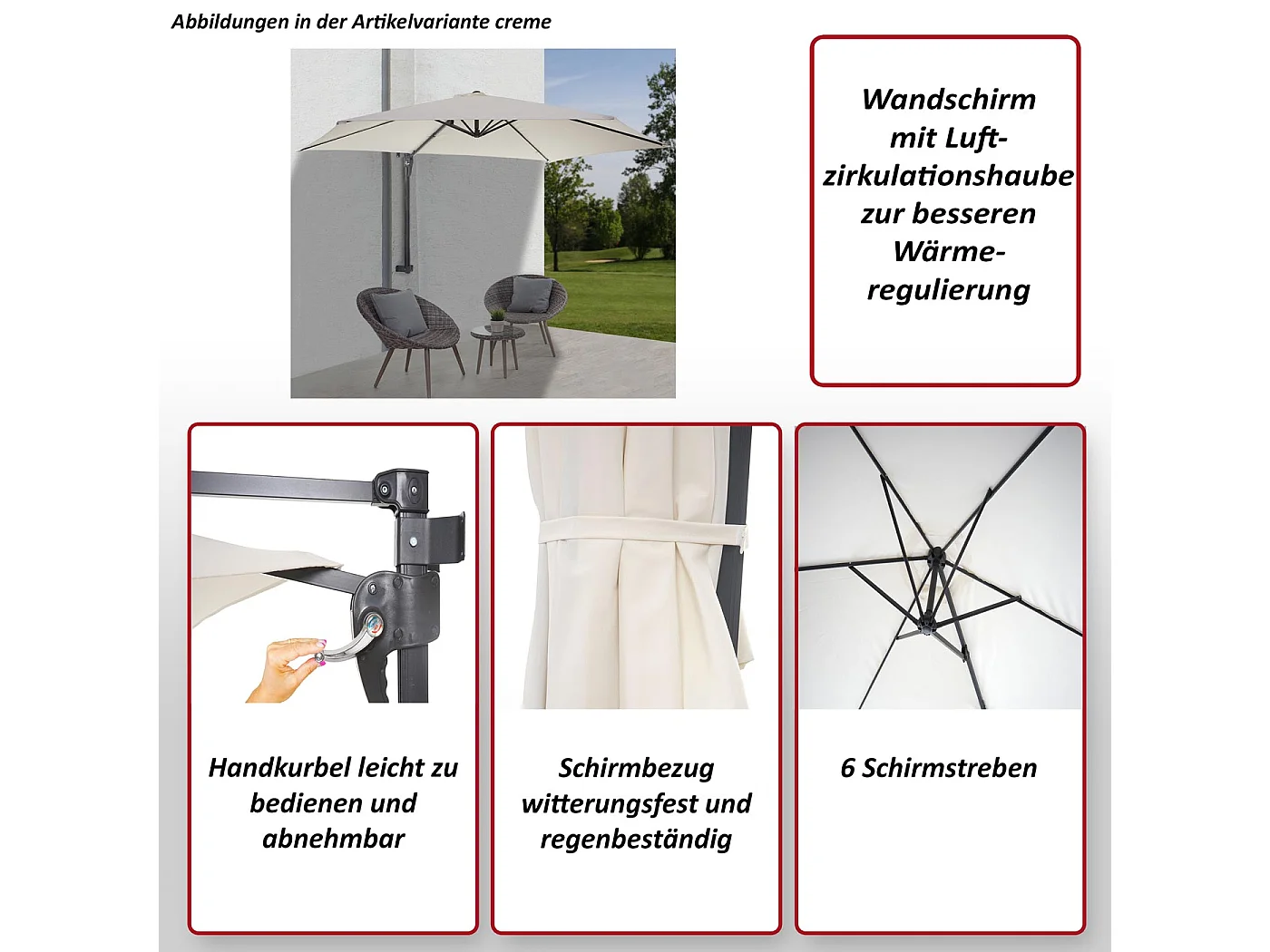 Wandscherm Acerra 3m kantelbaar,  roze-roze