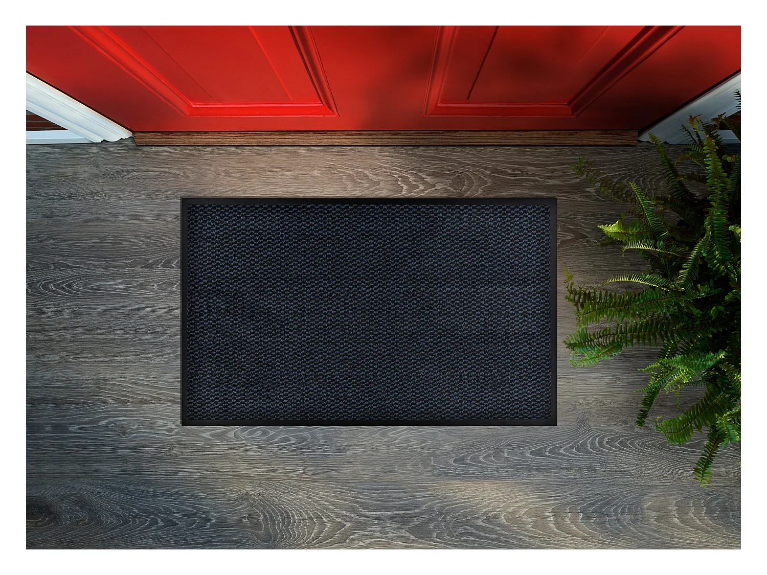 Doormate anti-deslizamento TEXAS 550 exterior, interior em - bleu fonc 50x80 cm