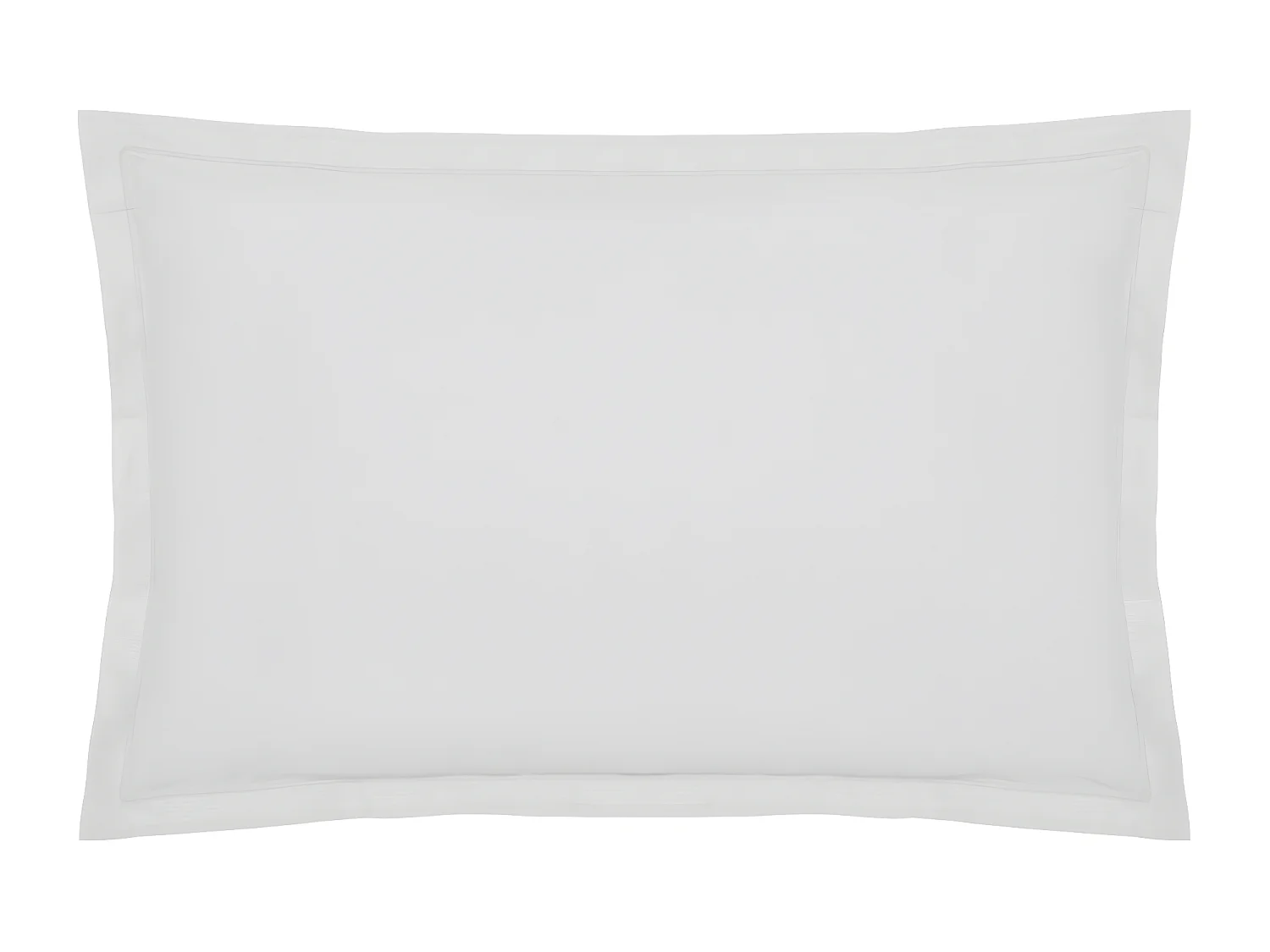 Taie d'oreiller en percale de Coton Blanc 50 x 70 cm