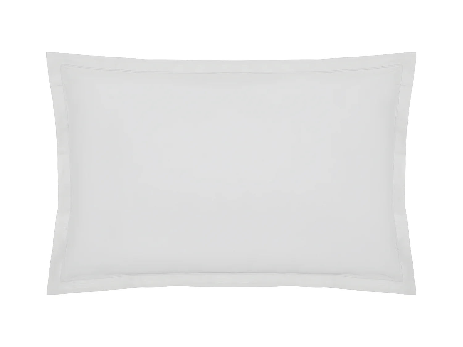 Taie d'oreiller en percale de Coton Blanc 50 x 70 cm