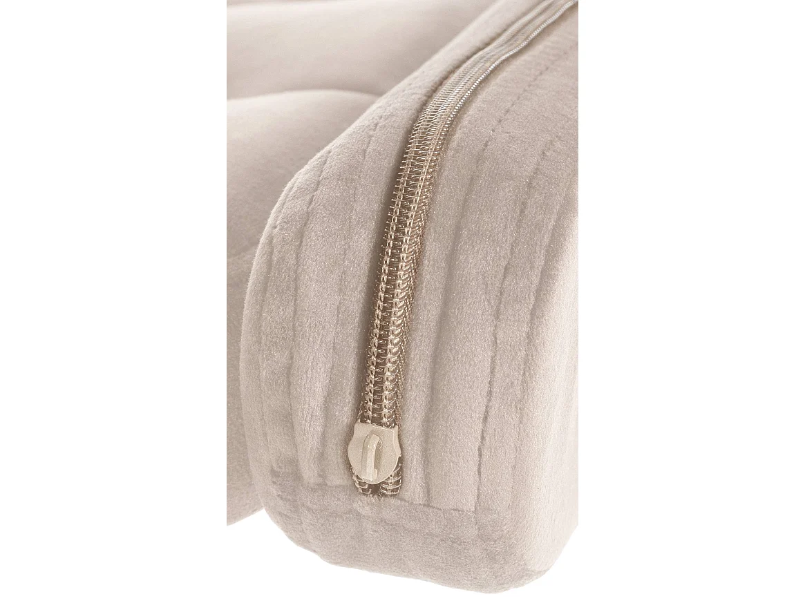 Tabouret de bar - Velours - Crème - Dublin