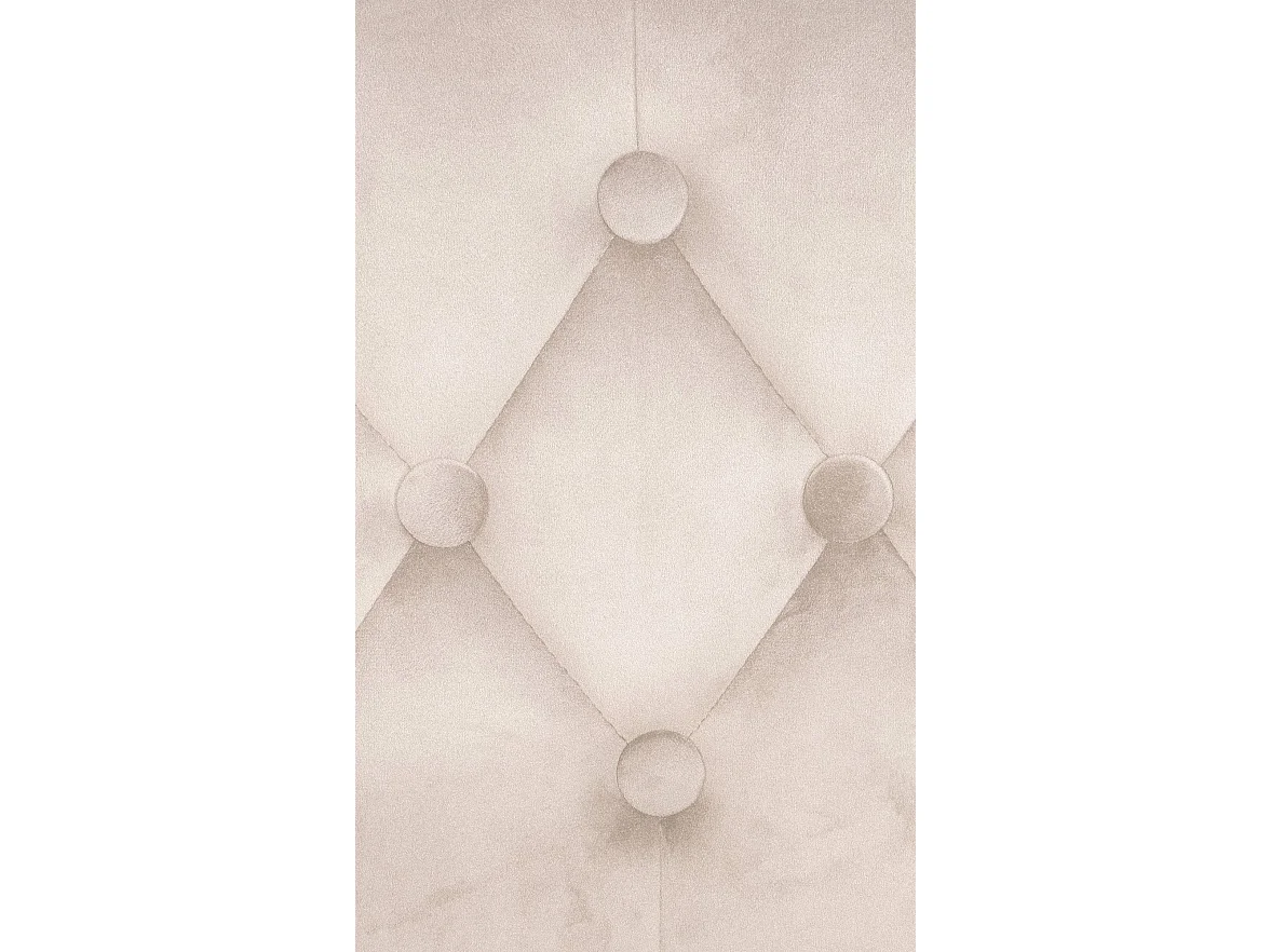 Tabouret de bar - Velours - Crème - Dublin