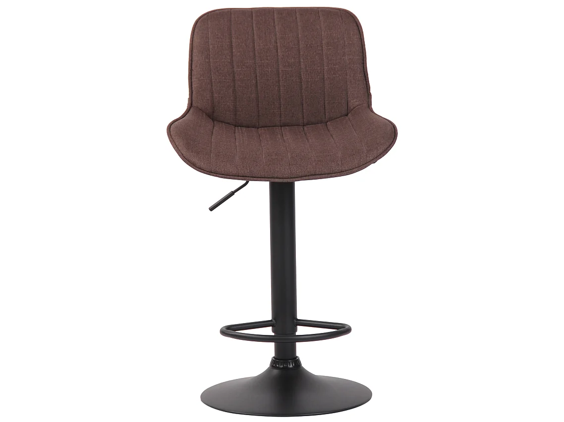 Tabourets de bar - Tissu & Métal - Marron - Lentini