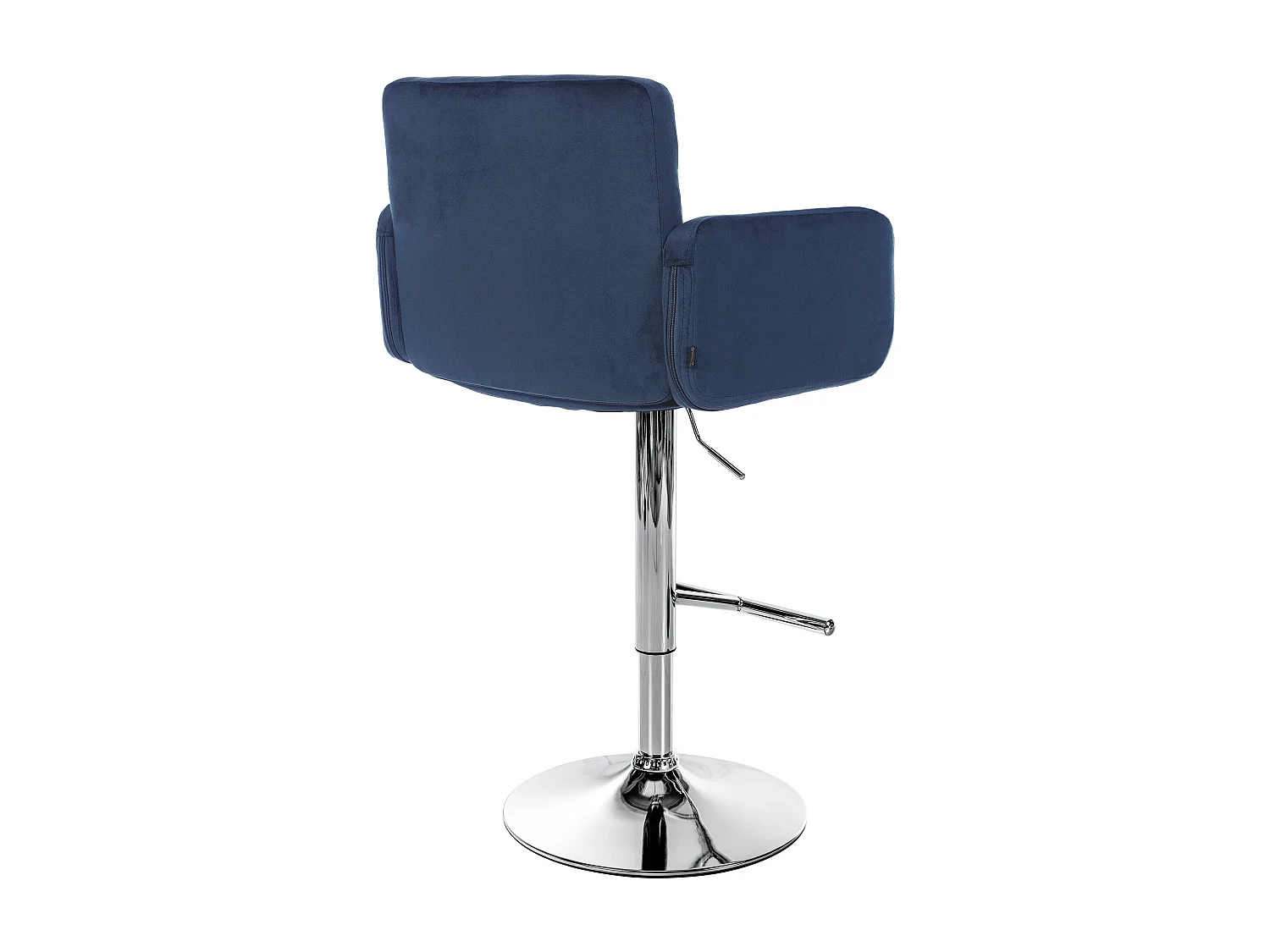Tabouret de bar - Velours & Métal - Bleu - Los Angeles
