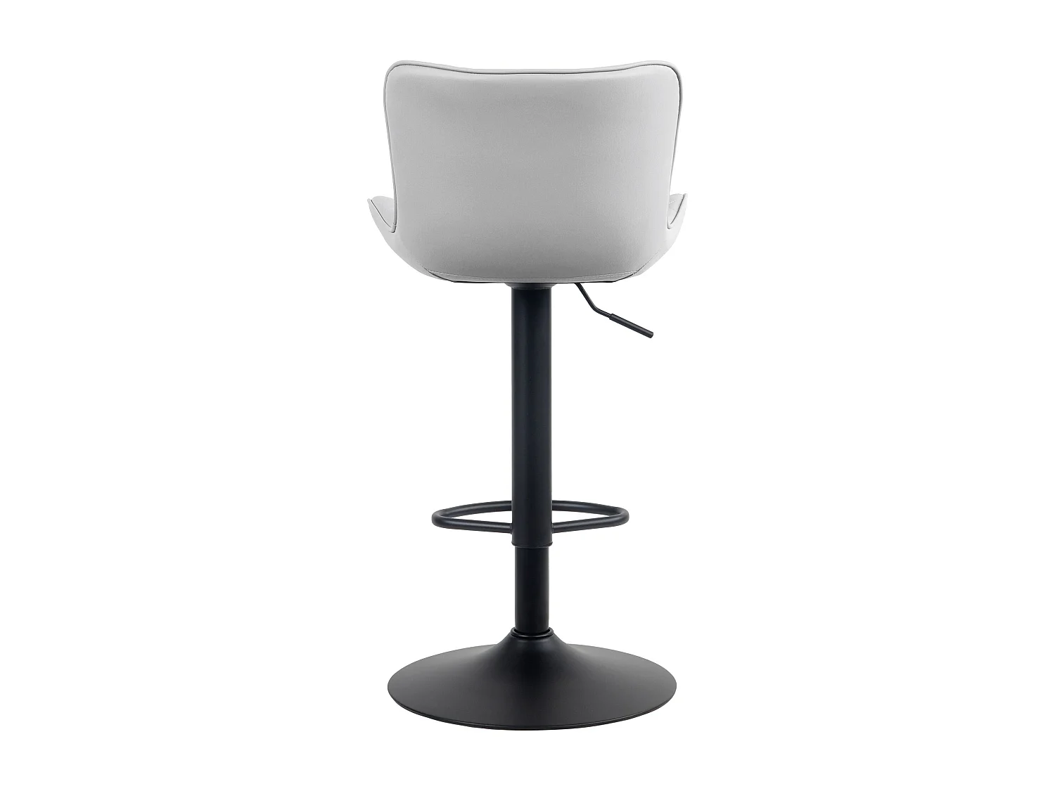 Tabourets de bar - Similicuir & Métal - Blanc - Emma