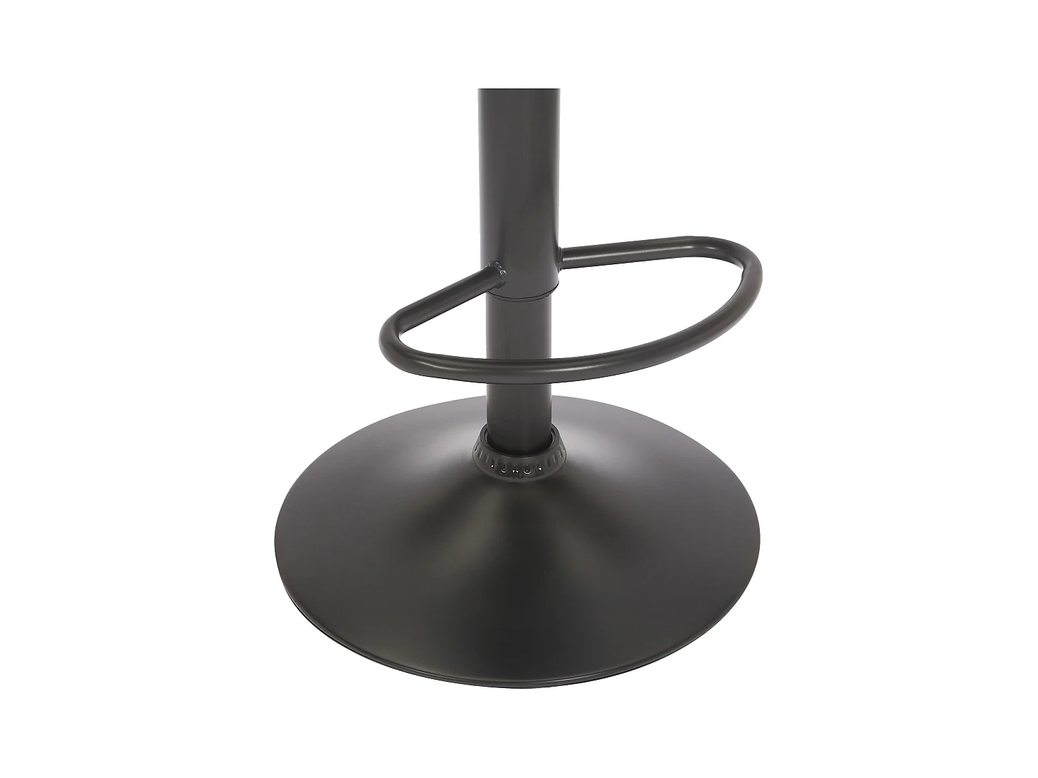 Tabouret de bar - Velours & Métal noir mat - Jaune - Jamie