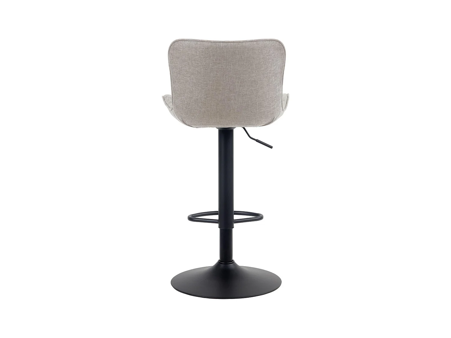 Tabouret de bar - Tissu - Taupe - Emma