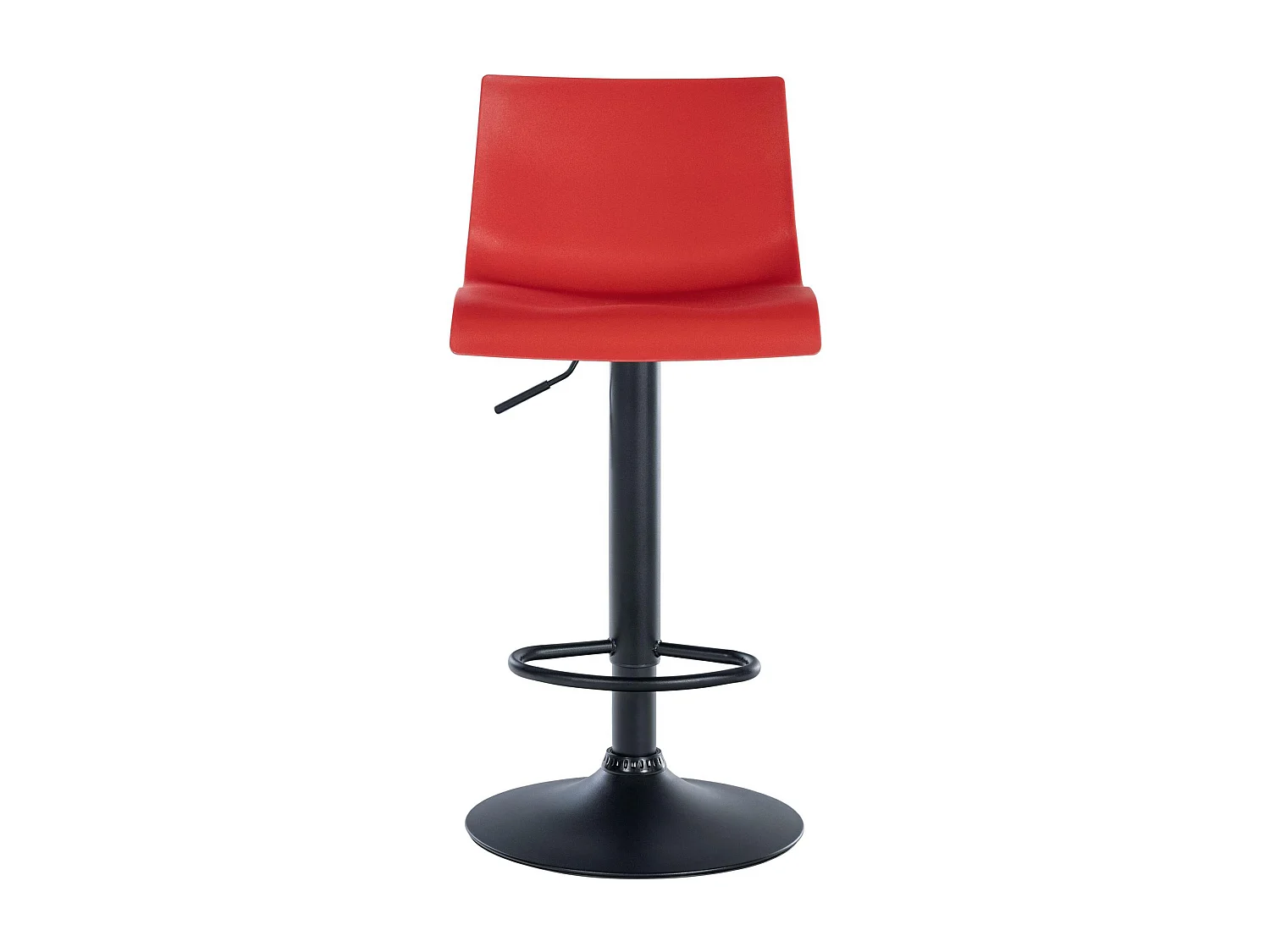 Tabouret de bar - Plastique - Rouge - Branford