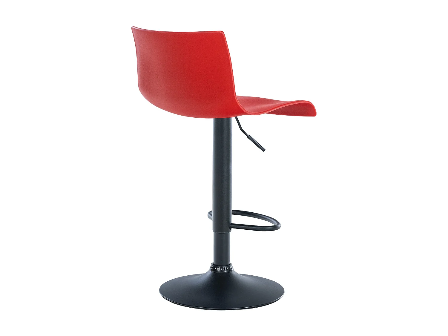 Tabouret de bar - Plastique - Rouge - Branford