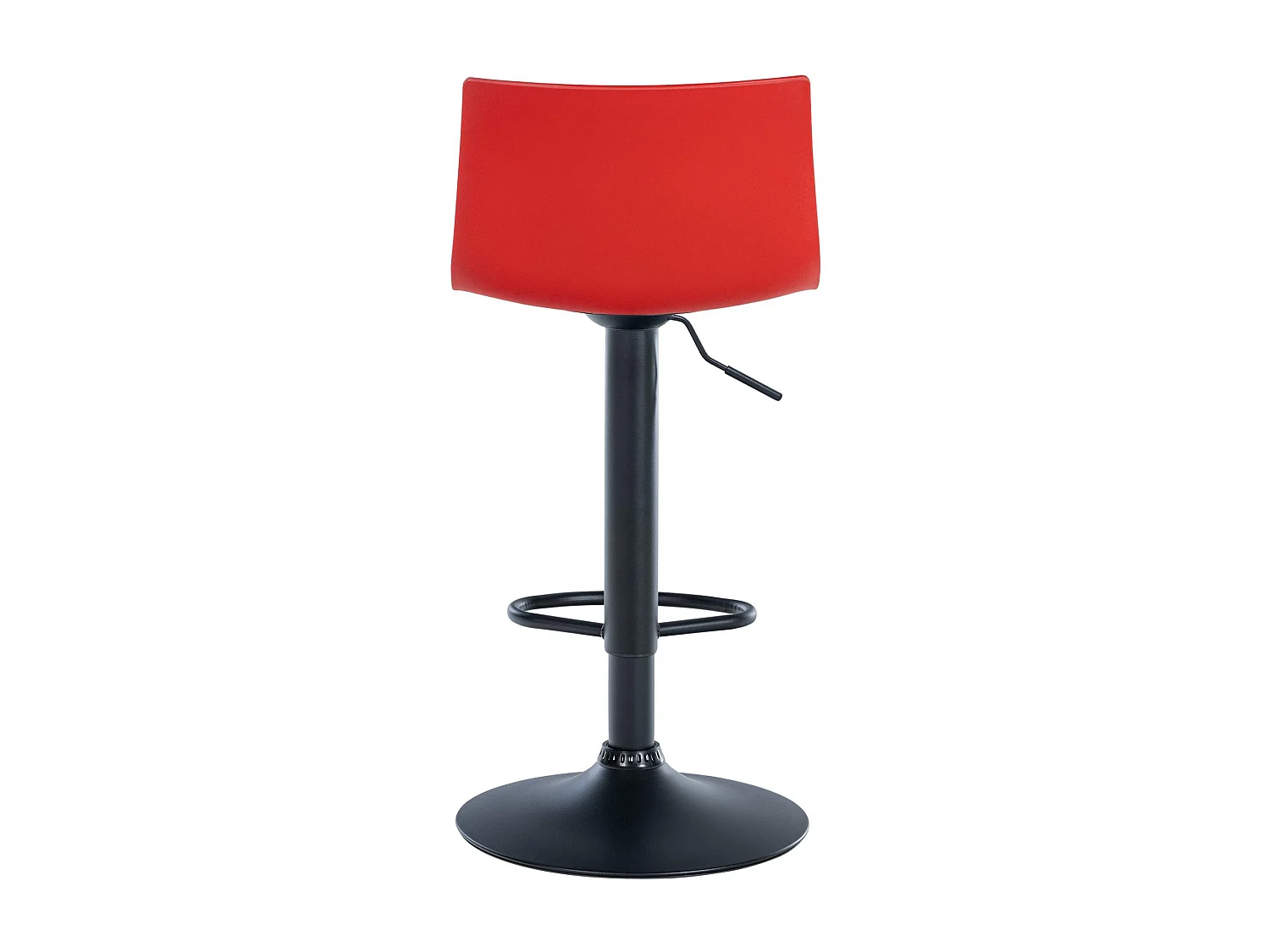 Tabouret de bar - Plastique - Rouge - Branford
