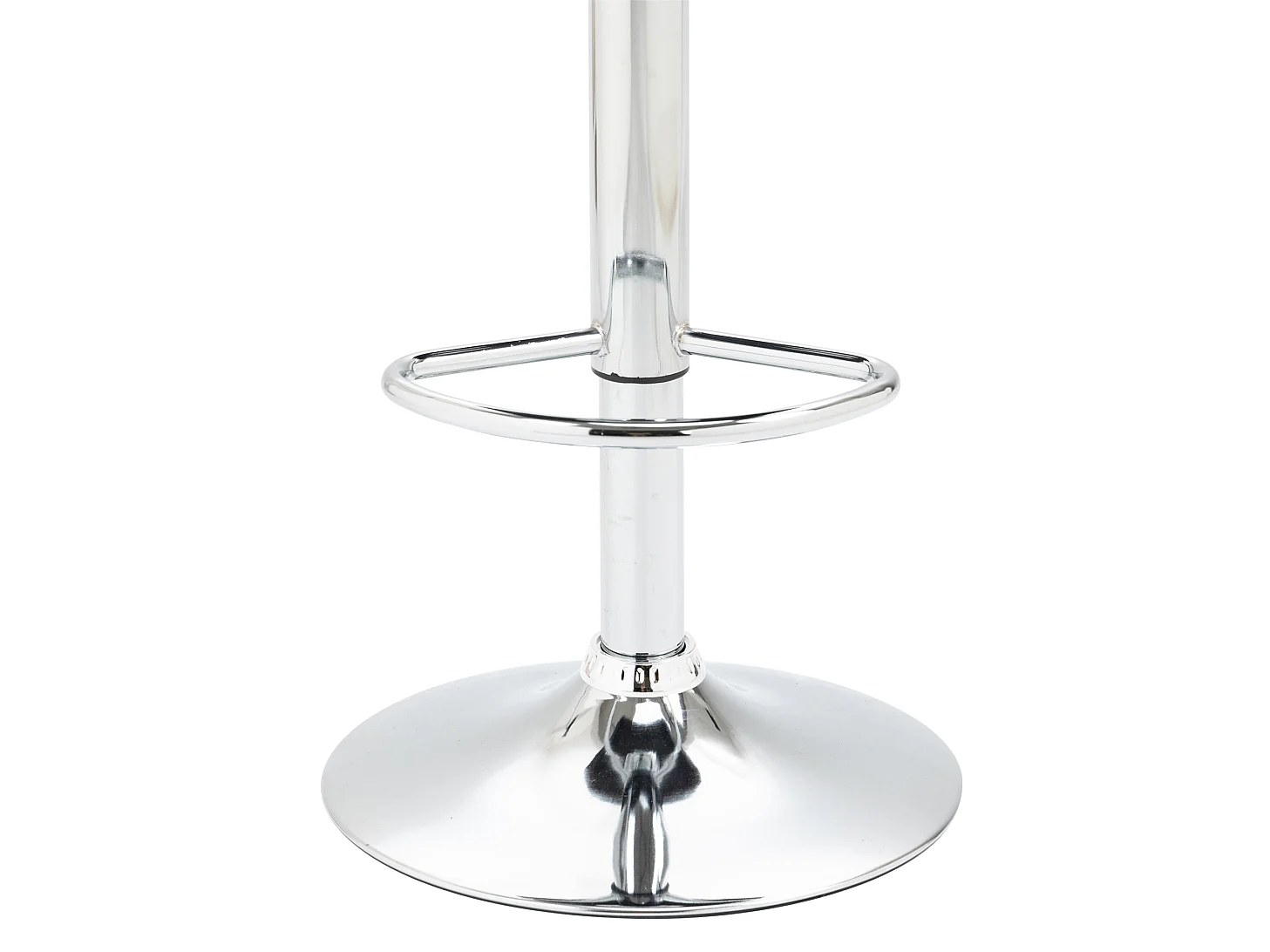Tabouret de bar - Velours & Chrome - Marron - Braga