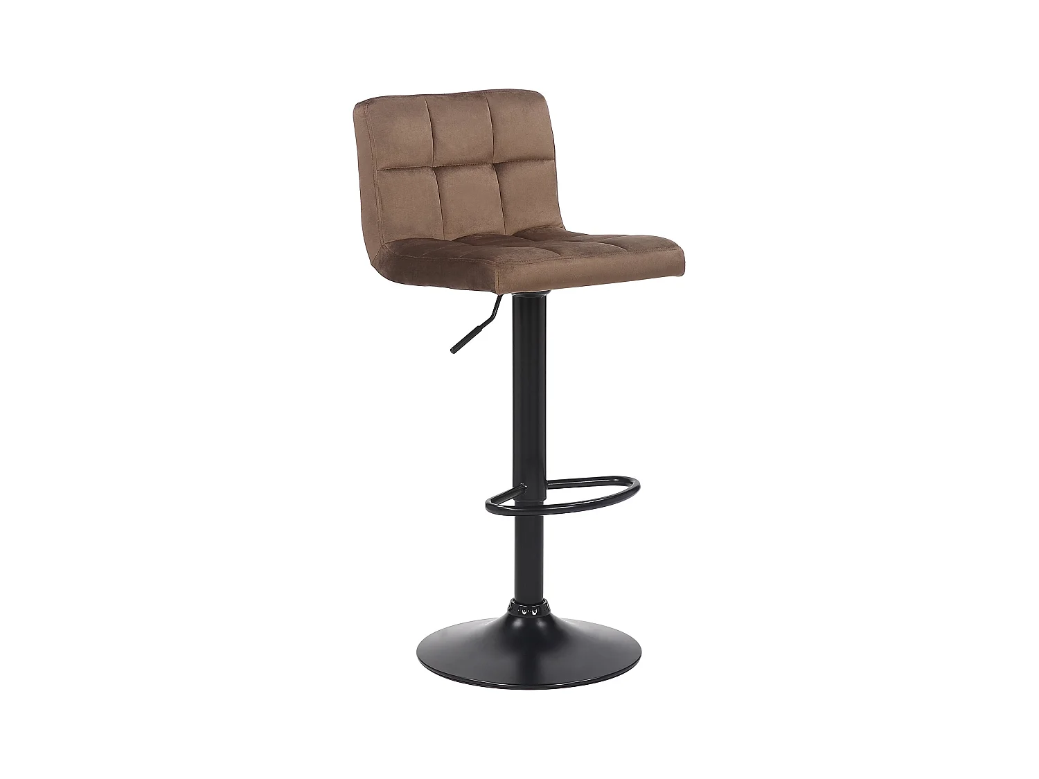 Tabouret de bar - Velours & Nature - Marron - Feni