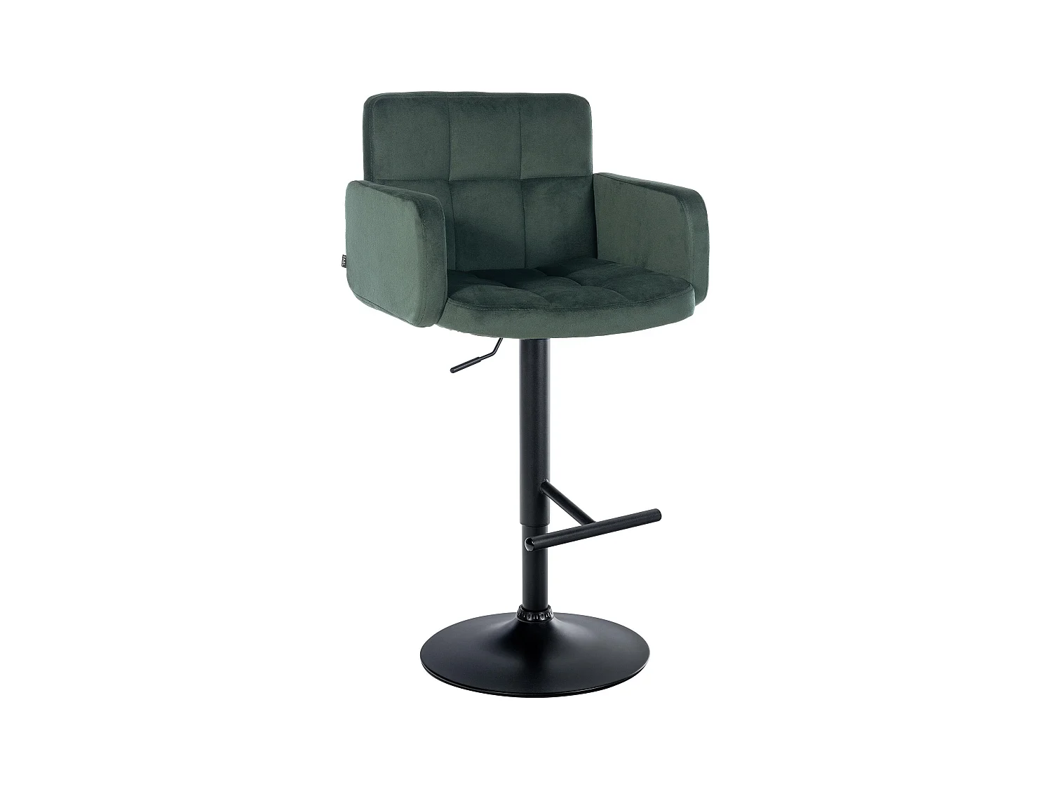 Tabouret de bar - Velours & Métal - Vert foncé - Los Angeles