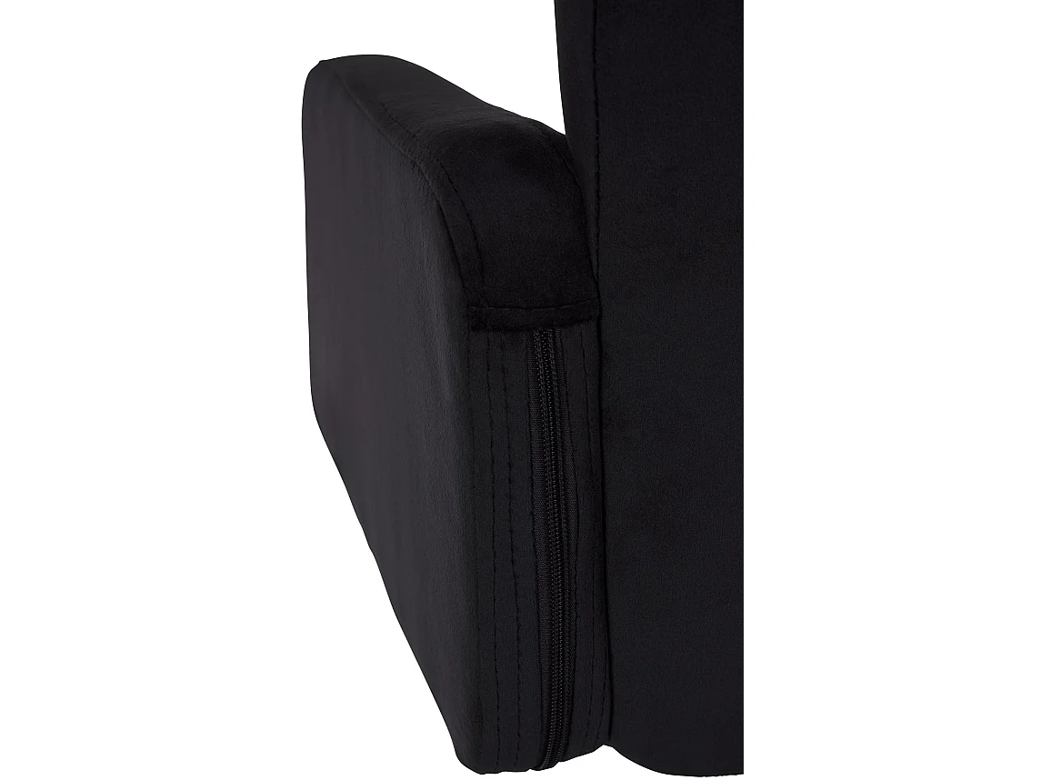 Tabouret de bar - Velours & Métal - Noir - Los Angeles