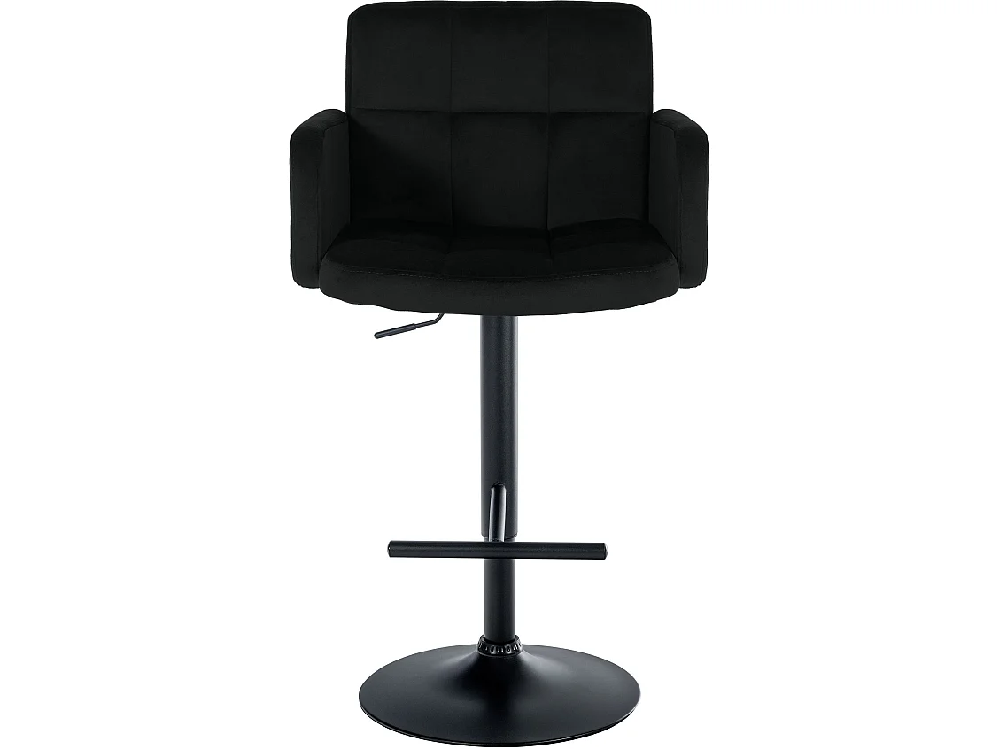 Tabouret de bar - Velours & Noir - Noir - Los Angeles