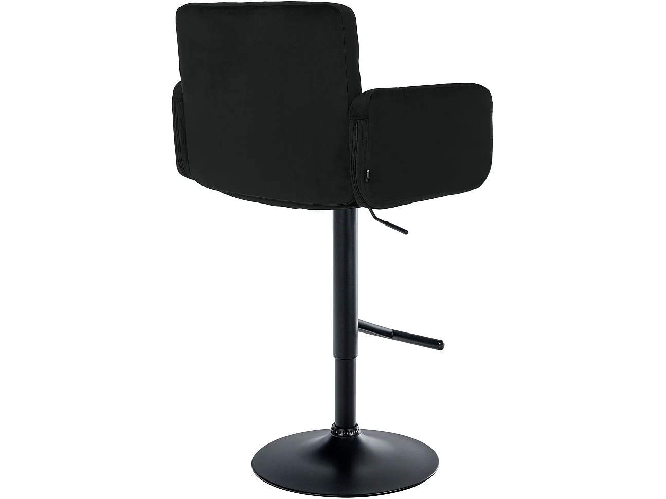 Tabouret de bar - Velours & Noir - Noir - Los Angeles