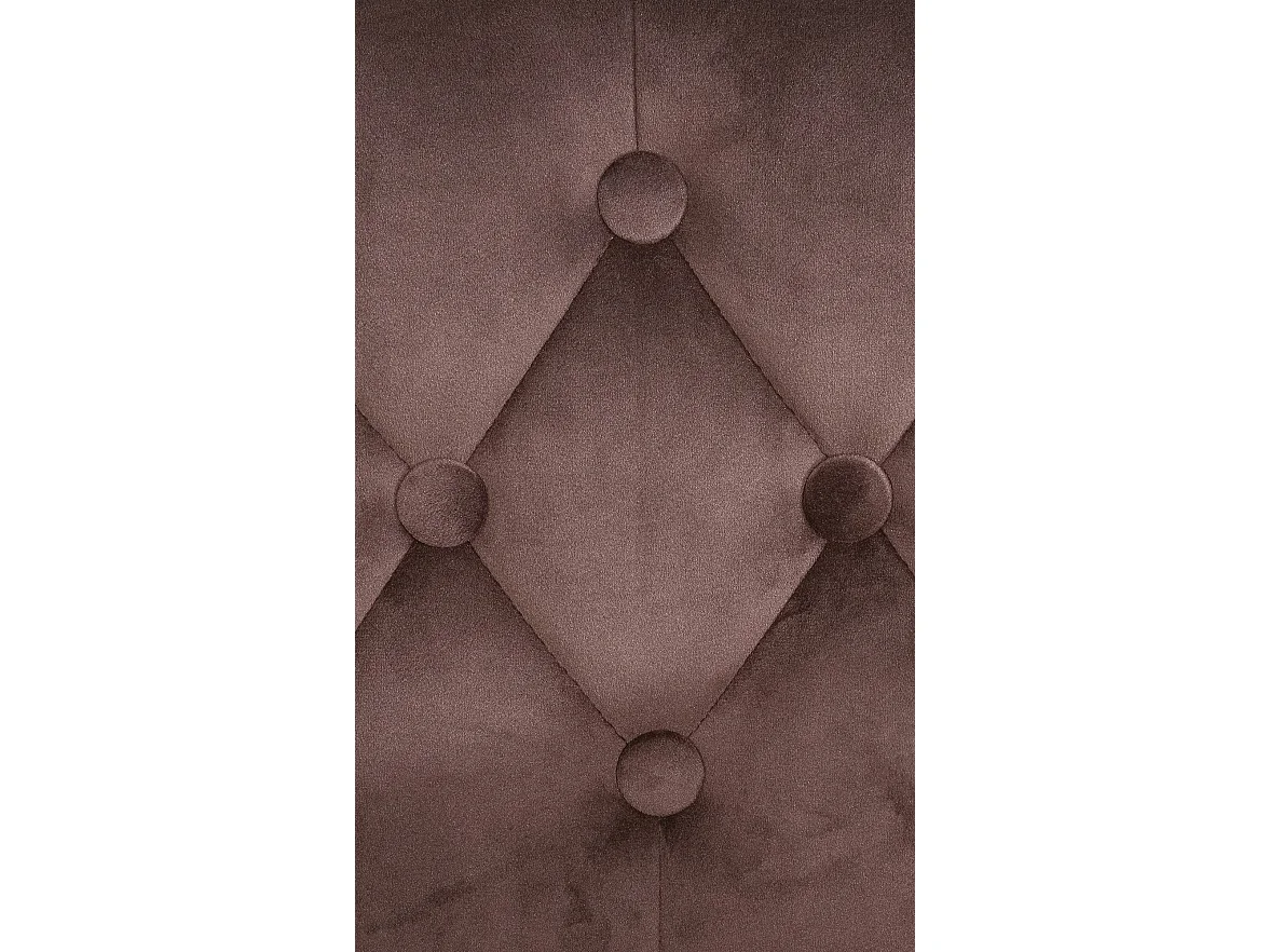 Tabouret de bar - Velours - Marron - Dublin