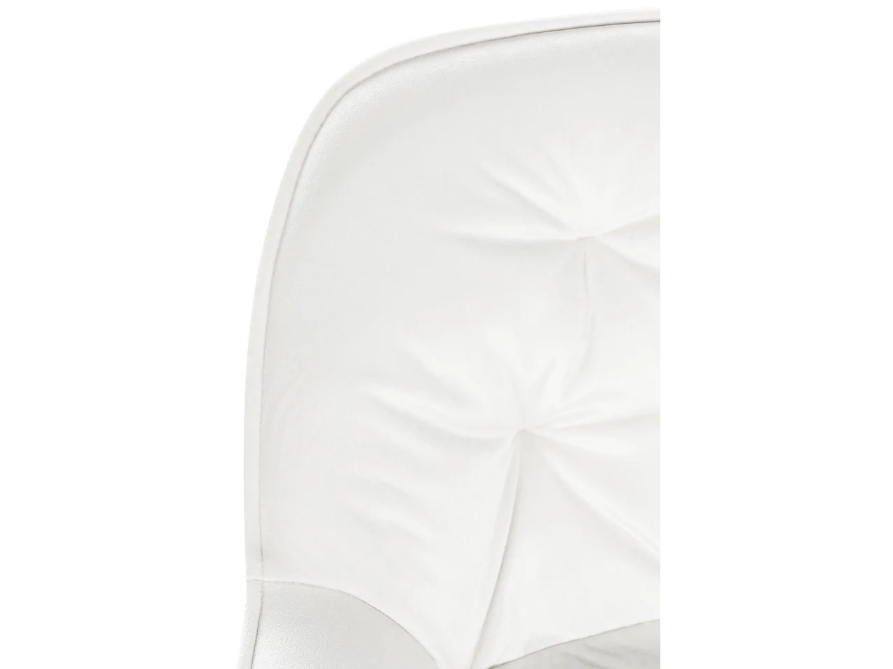 Tabourets de bar - Velours & Métal - Blanc crème - Gibson 76