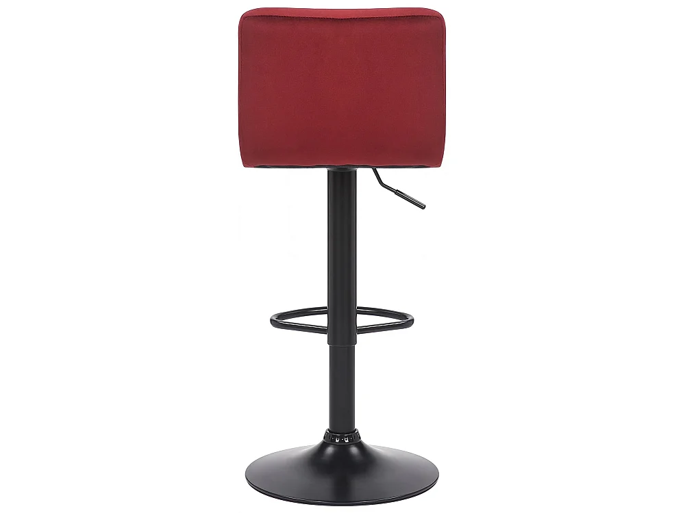 Barkruk - Fluweel - rood - Feni
