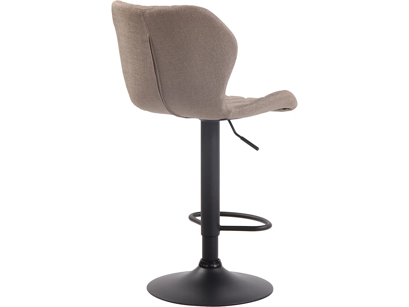 Barhocker - Stoff & Metall - taupe - Cork