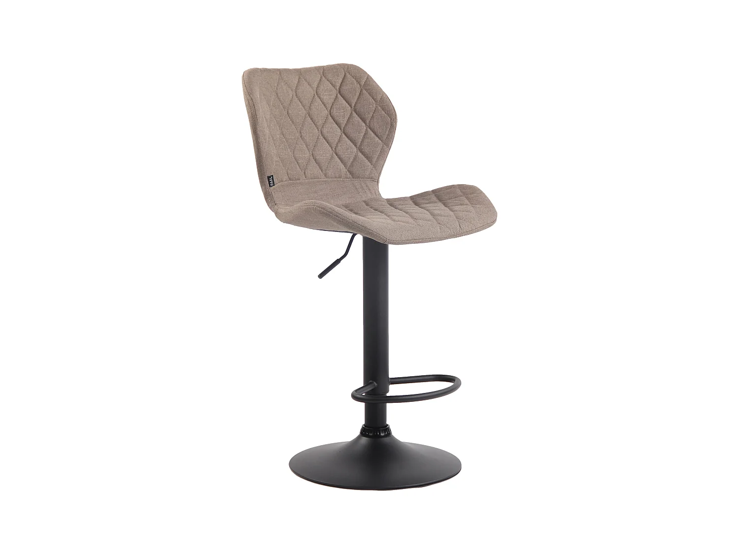 Tabourets de bar - Tissu & Métal - Taupe - Cork