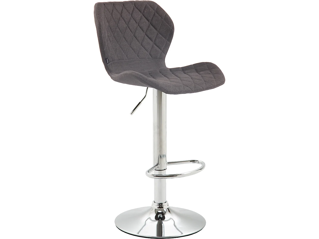 Tabourets de bar - Tissu & Métal - Gris foncé - Cork