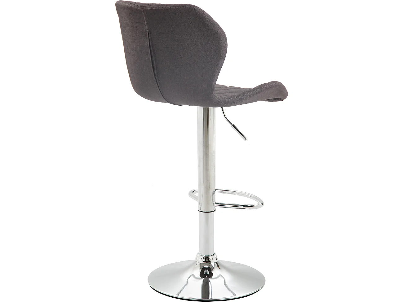 Tabourets de bar - Tissu & Métal - Gris foncé - Cork