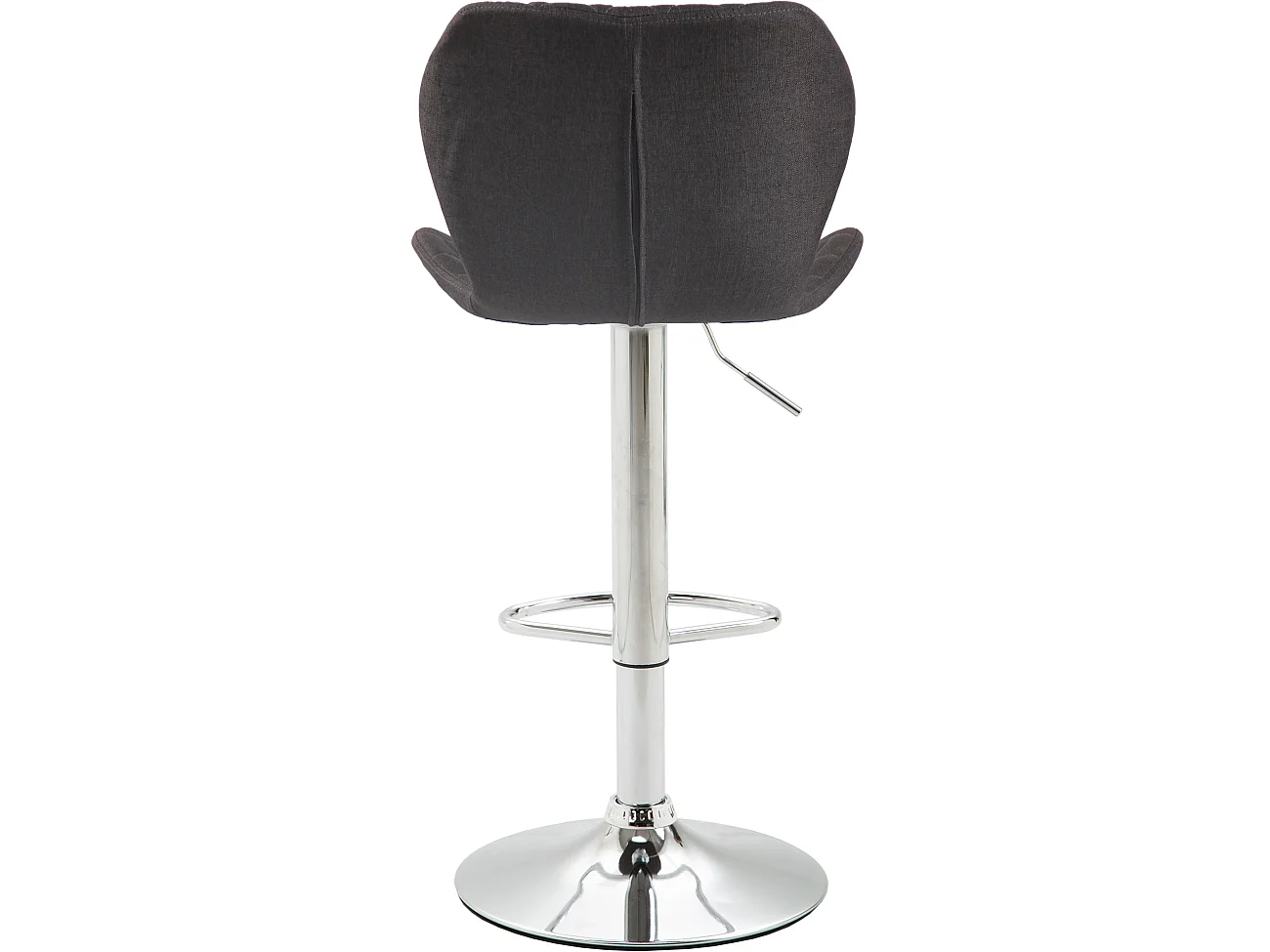 Tabourets de bar - Tissu & Métal - Gris foncé - Cork