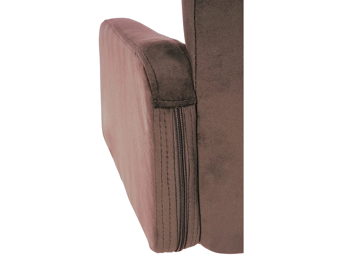 Tabouret de bar - Velours & Métal - Marron - Los Angeles