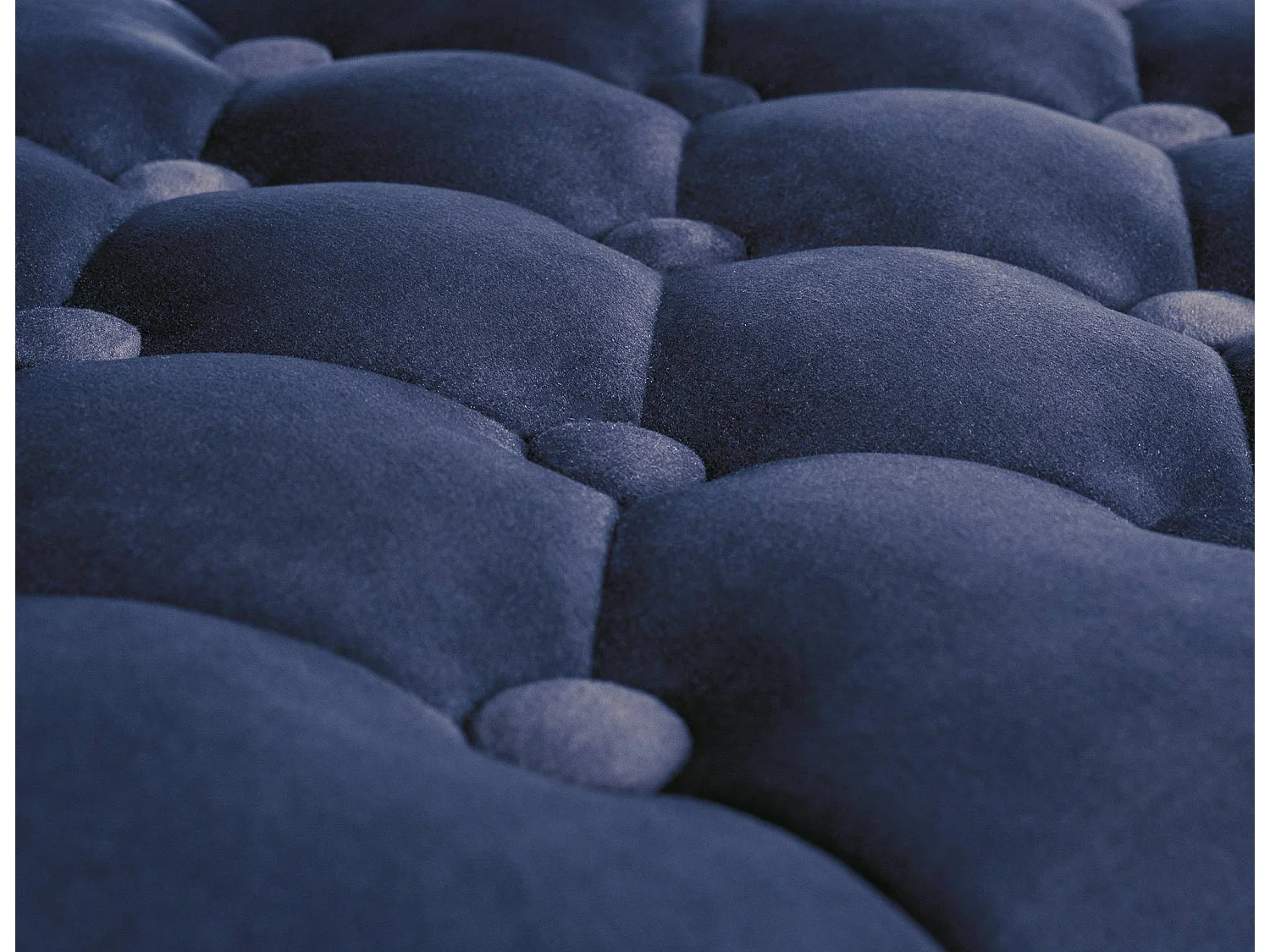 Tabouret de bar - Velours - Bleu - Dublin