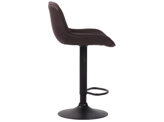 vente unique Tabourets de bar - Similicuir & Métal - Marron - Lentini