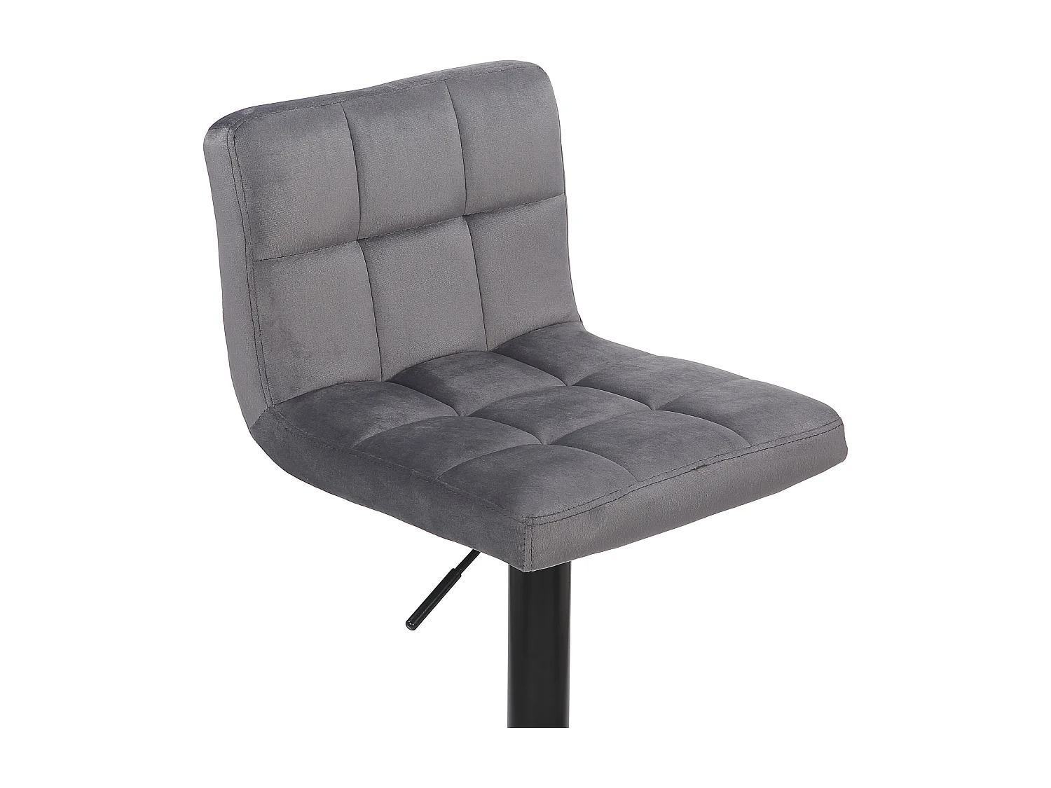 Conjunto de 2 bancos de bar Feni em veludo cinza