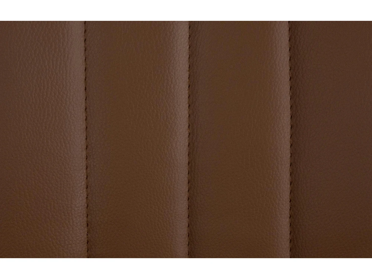 Tabouret de bar - Similicuir & Noir - Marron - Toni