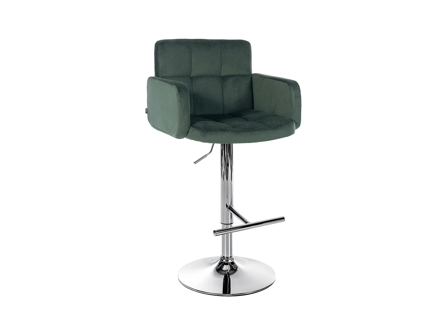 Tabouret de bar - Velours & Métal - Vert foncé - Los Angeles