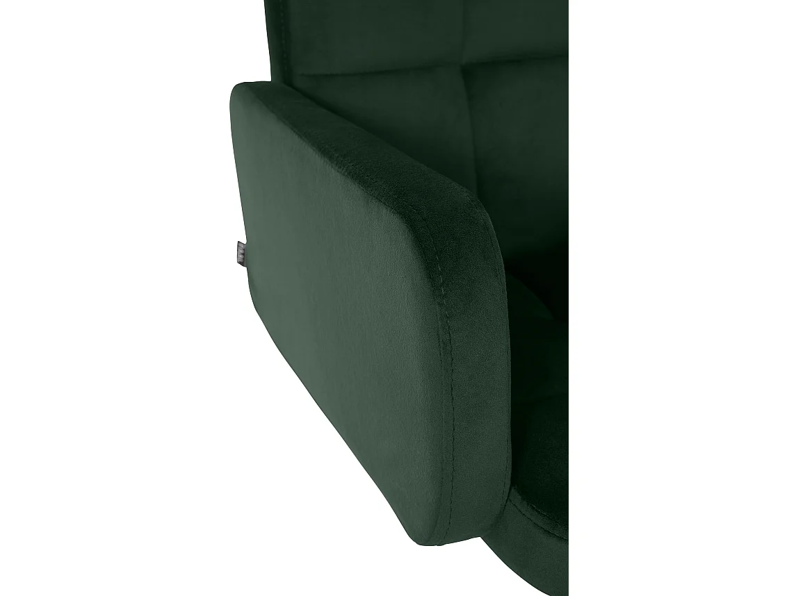 Tabouret de bar - Velours & Chrome - Vert foncé - Los Angeles