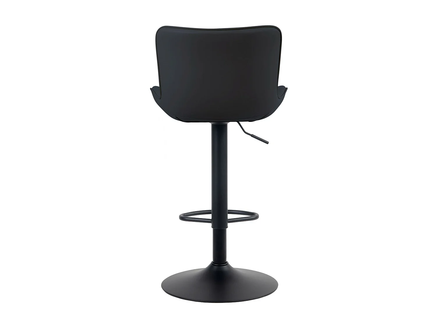 Tabouret de bar - Similicuir - Noir - Linus
