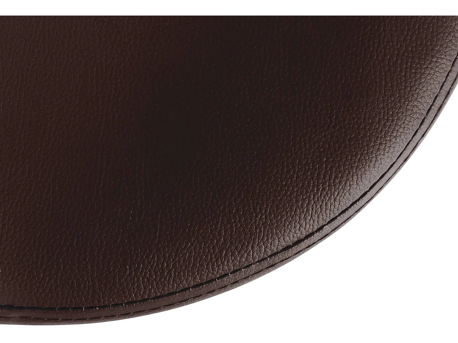 Tabouret de bar - Similicuir & Noir - Marron - Ponte