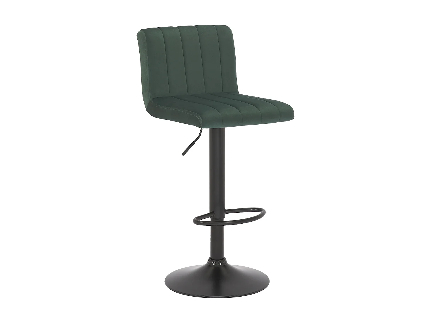 Tabouret de bar - Velours - Vert - Jamie