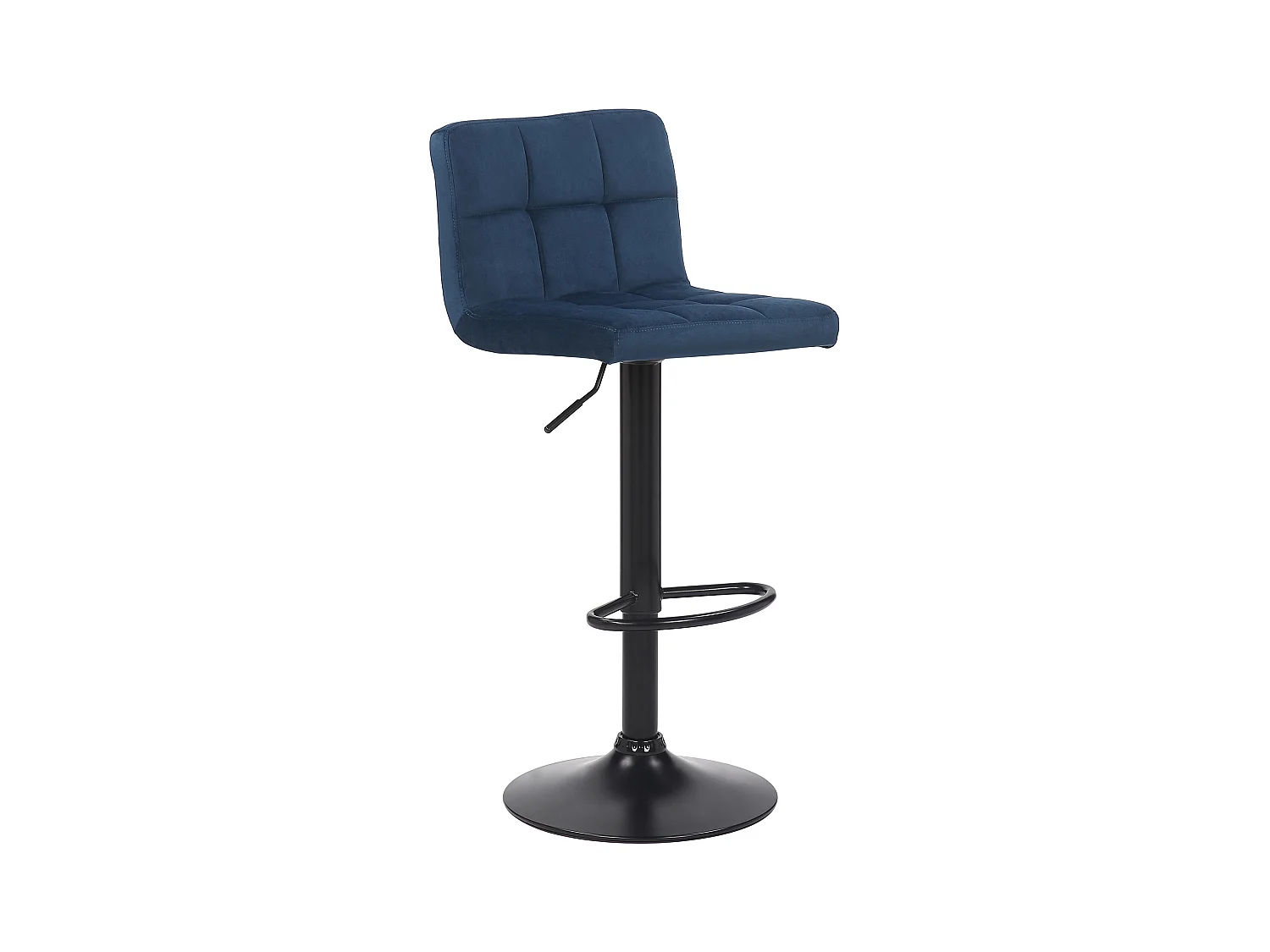 Tabouret de bar - Velours & Nature - Bleu - Feni