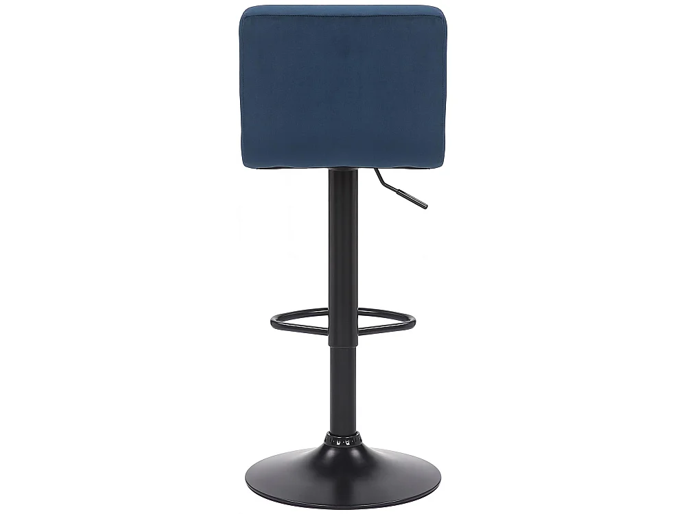 Barkruk - Fluweel - blauw - Feni