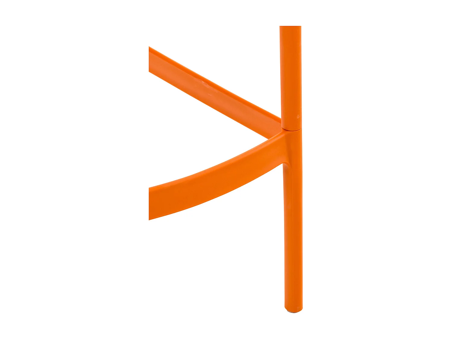 Lot de 2  Tabouret de bar - Plastique - Orange - Air