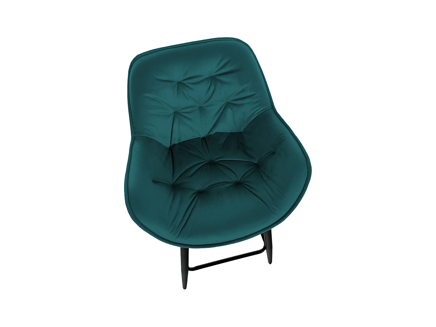 Tabourets de bar - Velours & Métal - Vert foncé - Gibson 76