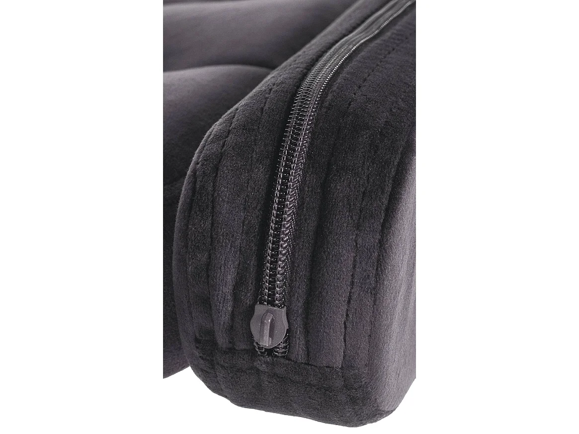 Tabouret de bar - Velours - Gris foncé - Dublin