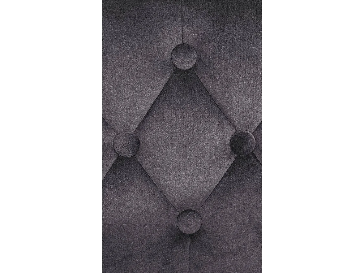 Tabouret de bar - Velours - Gris foncé - Dublin