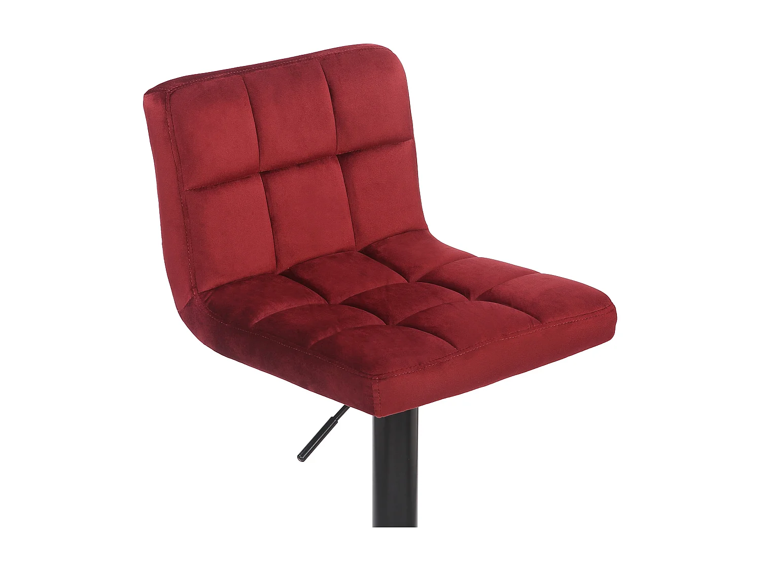 Lot de 2  Tabouret de bar - Velours - Rouge - Feni