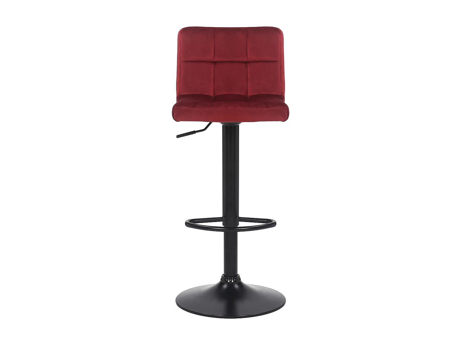 Lot de 2  Tabouret de bar - Velours - Rouge - Feni
