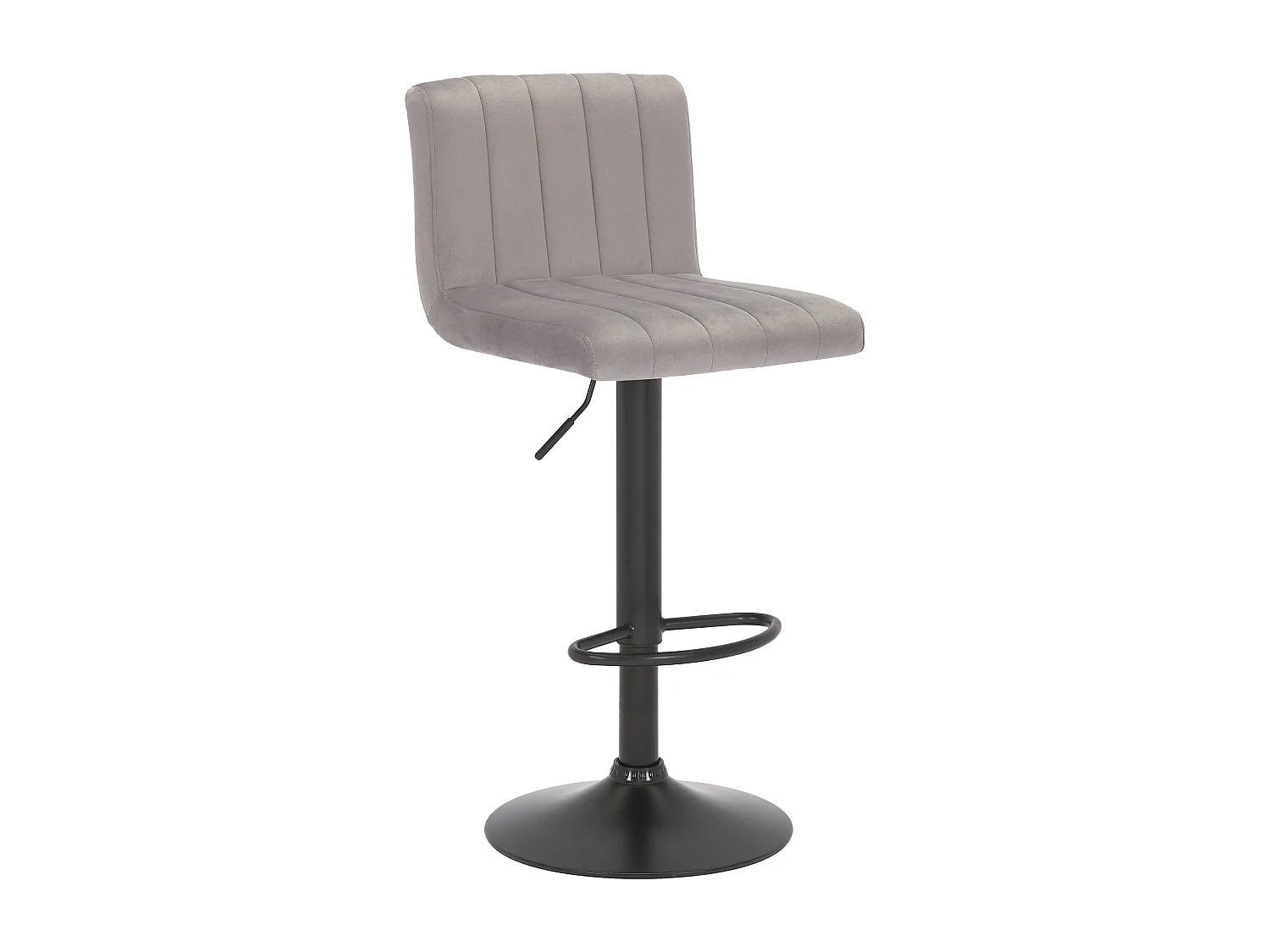 Barkruk - Fluweel - grijs - Jamie