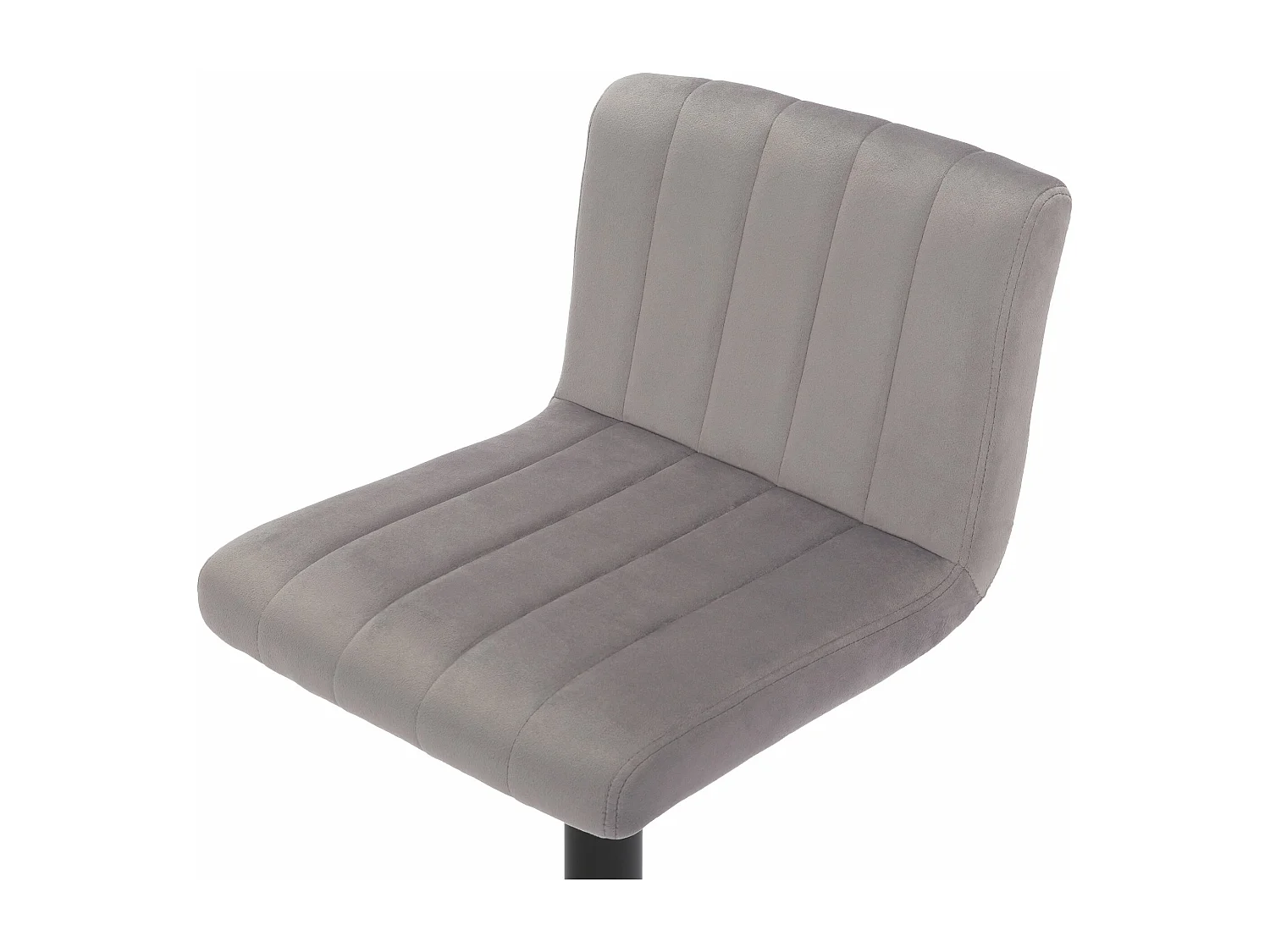 Barkruk - Fluweel - grijs - Jamie