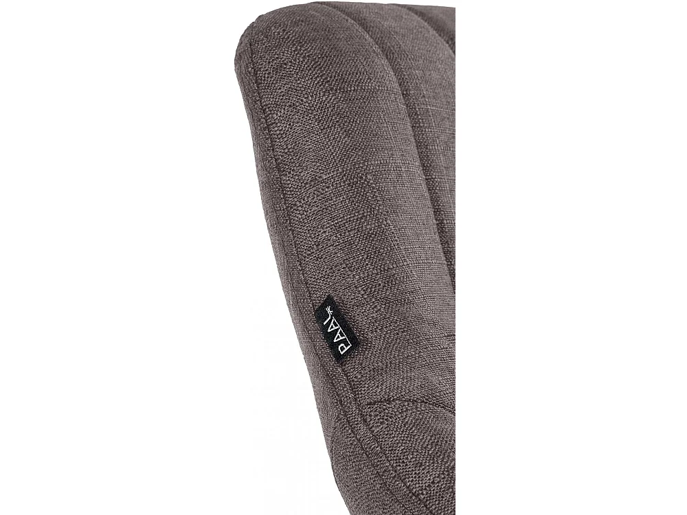 Tabouret de bar - Tissu & Chrome - Gris foncé - Milet