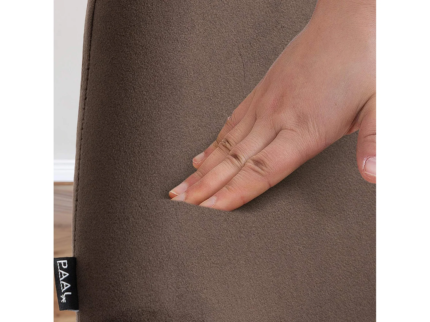 Tabouret de bar - Velours & Noir - Marron - Braga